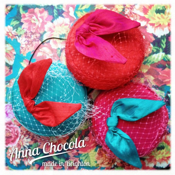 "Coquette" Burlesque Pillbox Hats - Anna Chocola Brighton