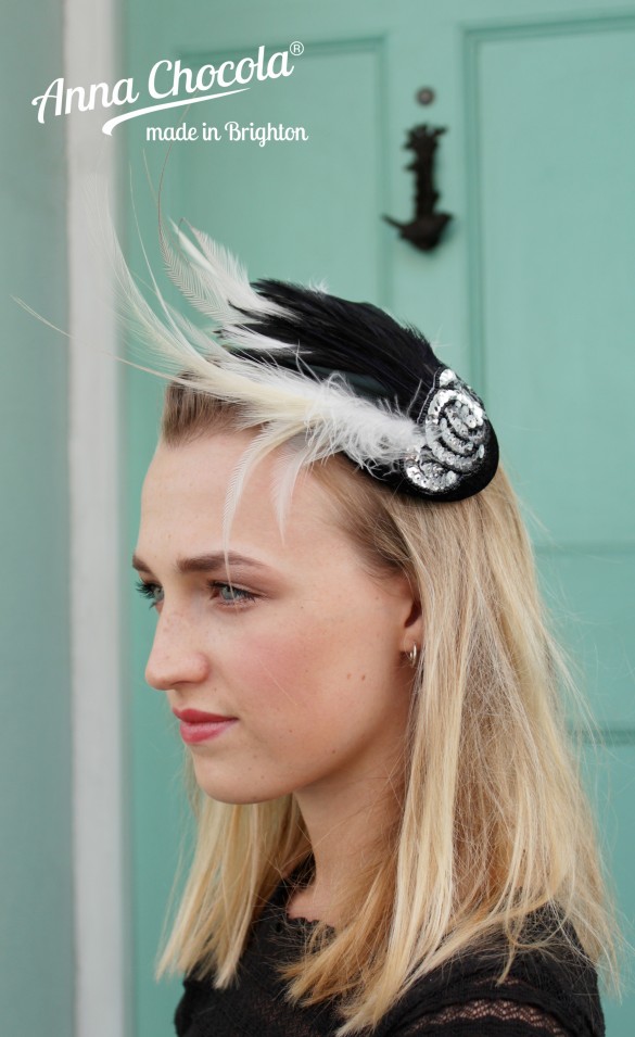 1920s Flapper Feather Headband - Anna Chocola® 2013