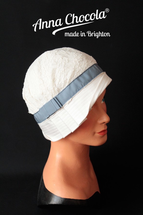 Cotton "Inès" Cloche Hat - Anna Chocola® 2014