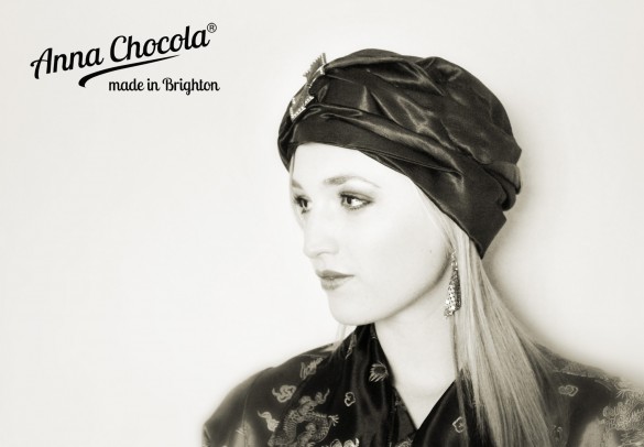 Turban Luxe Hat - Anna Chocola® Brighton Milliner 2014