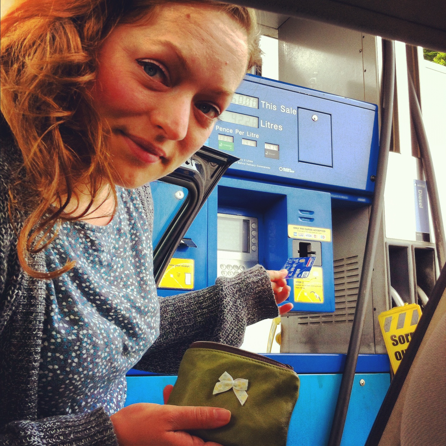 Anna Chocola's Millinery Customer Wearing A Hat