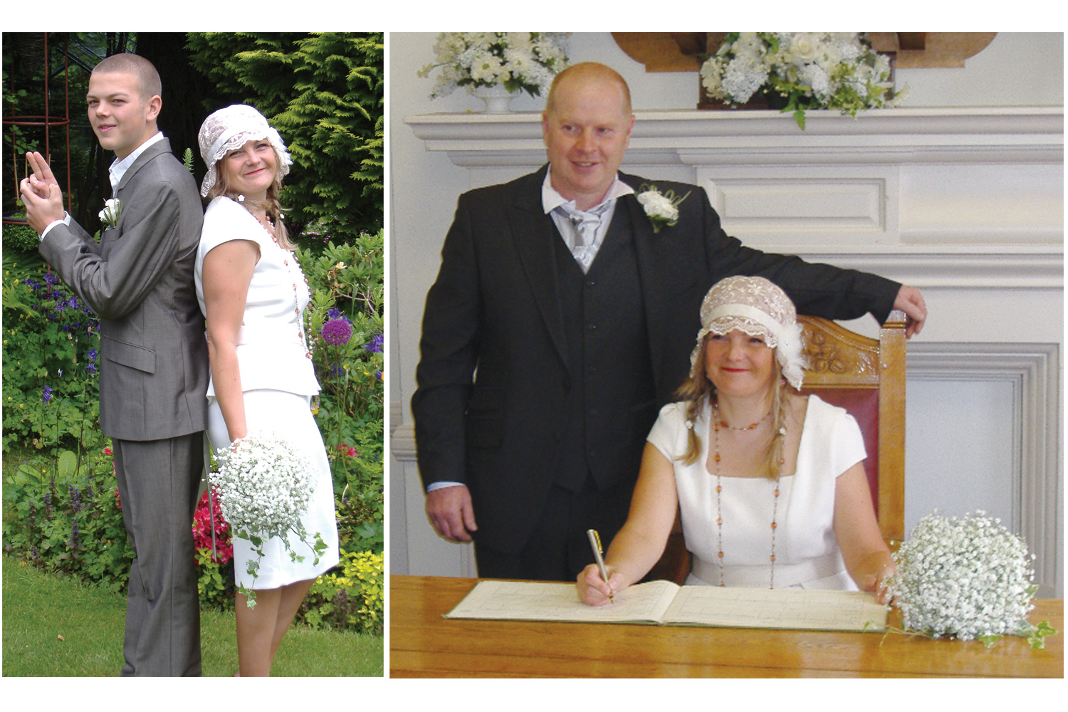 Anna Chocola's Millinery Customer Wearing A Hat