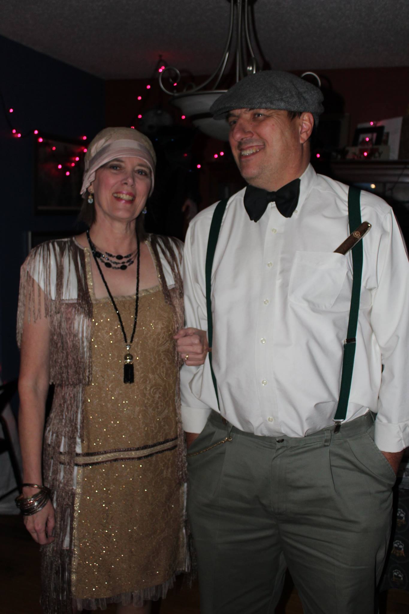 Anna Chocola's Millinery Customer Wearing A Hat