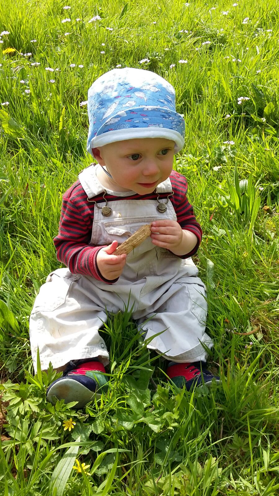 Anna Chocola's Millinery Customer Wearing A Hat