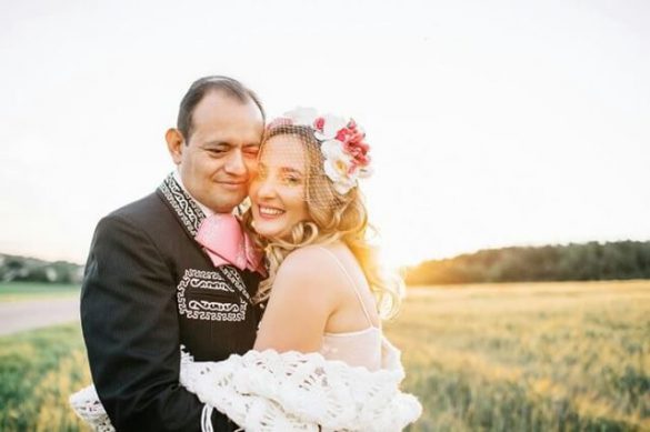 Anna Chocola's Millinery Customer Wearing A Hat