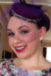 Anna Chocola's Millinery Customer Wearing A Hat