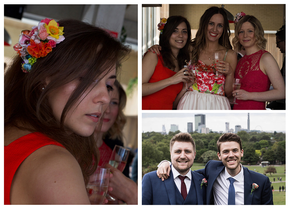 Anna Chocola's Millinery Customer Wearing A Hat